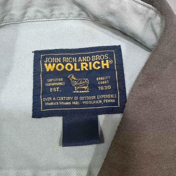 Woolrich Men's Casual Button Down Shirt - Cream and Brown - Picture 4 of 6